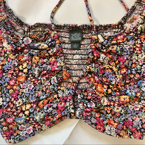 Wild Fable Puff Sleeve Crop Top, Size Small - Picture 4 of 6